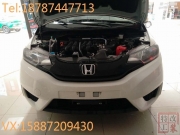 昆明本田改燈-15款飛度改進(jìn)口海拉五歐司朗氙氣，配3D天使...