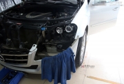 廣州炫酷升級(jí)改裝奔馳ML350案例 車燈升級(jí)改裝篇之奔馳ML350...