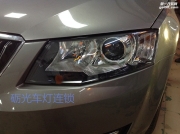 南沙改燈 斯柯達車燈升級進口海拉6雙光透鏡+歐司朗CBI套餐