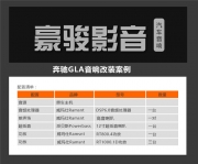 奔馳GLA汽車音響升級(jí) 德國威瑪仕帶出聲場(chǎng)的厚實(shí)感和層.....