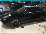 保時(shí)捷卡宴汽車音響改裝法國FOCAL ES165KX3三分頻—溫州非同...