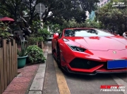 [外觀] 蘭博基尼LP610 Huracan改裝Revozport碳纖維小包圍 前唇后唇 尾翼