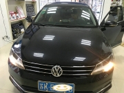 揚州汽車音響隔音改裝大眾速騰四門中道隔音 達人汽車音...