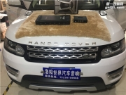 【洛陽(yáng)世界音響】路虎攬勝二次升級(jí)歐迪臣AV5.1功放赫茲低音