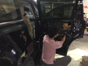 豐田漢蘭達(dá)+樂(lè)聆喇叭+四門隔音  中南宏大汽車影音