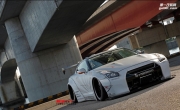 [外觀] 日產(chǎn)GTR改裝LB PERFORMANCE寬體大包圍 前后杠尾翼碳纖維后唇輪轂