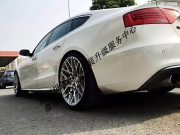奧迪A4輪轂改裝升級(jí)18寸定制鍛造輪轂裝車案例