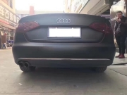 奧迪A4L 改裝升級AOOAS中尾雙邊四出排氣