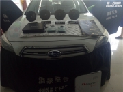 酒泉至善汽車音響 斯巴魯傲虎汽車音響改裝德國HELIX