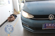武漢改燈大眾途安L車(chē)燈效果差，改裝后亮度更上一層樓