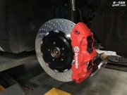 深圳爱车改宝马MINI升级BREMBO GT刹车套装