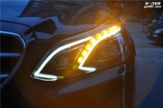 新E级16款W213奔驰E200L/E300L改装原厂几何多光束动态LED大灯