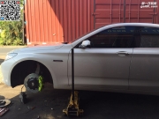 寶馬525li改裝制動(dòng)升級(jí)意大利正品BREMBO GT六活塞剎車