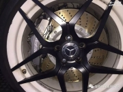 C200升級AMG大六剎車。后加大盤