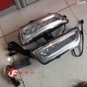 朗逸三色霧燈冰藍(lán) 橙色 白色 北京解燈坊案例分享