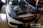 南寧專業(yè)隔音改裝音響改裝 本田思域?qū)I(yè)改裝全車隔音汽...