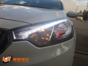 太原起亞K3車燈改裝原裝高配日行燈