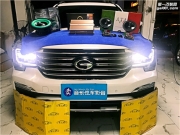 佛山汽車音響改裝 廣州賣音樂廣汽傳祺GS8改裝意大利ATI精...
