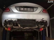 奔馳C200 改裝AOOAS中尾段閥門排氣