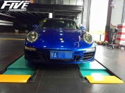 武漢保時(shí)捷911排氣作業(yè)~武漢飛威汽車改裝會(huì)所