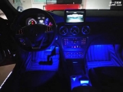 深圳奔驰GLA200 GLA260改装12色氛围灯气氛灯内饰氛围灯