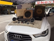 放飛心情 奧迪A6汽車音響改裝丹麥丹拿Esotar—貴陽正鑫天煌