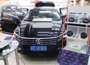 上海澳達(dá)龍汽車音響改裝大眾帕薩特汽車音響改裝丹拿大...