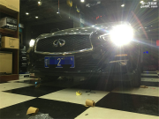 江西月福汽車音響改裝英菲尼迪Q50升級(jí)MBQ喇叭