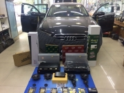 奧迪A6汽車音響改裝德國伊頓160.2套裝—哈爾濱曉輝音響作品