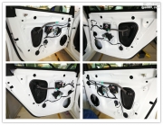 太原美聲奧迪A4L改裝法國勁浪汽車音響-悅耳動聽