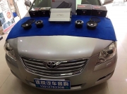 南寧豐田凱美瑞音響改裝-外場(chǎng)炸機(jī)美國(guó)來福+K牌-專業(yè)賣碟車