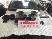 廣州新塘紅日日產(chǎn)軒逸改裝德國伊頓PRO170.2