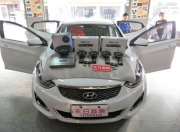 現(xiàn)代朗動汽車音響改裝艾索特MK165二分頻——佛山汽車音響...