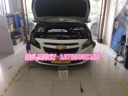 洛陽專業(yè)汽車改裝科魯茲車燈升級海五加天使惡魔眼