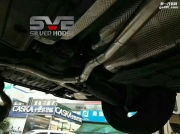 新款奔馳E300L升級(jí)中尾段雙出可變閥門排氣搭配E63四出后唇