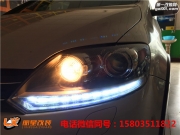 太原高爾夫CROSS車燈改裝GTR透鏡 歐司朗創(chuàng)新亮180套裝原車...