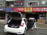 广州南沙番禺新骐达改装惠威DX165、C1600C汽车音响