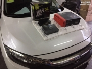 意猶未盡 十代思域汽車音響改裝美國(guó)霸克PX650—廣州新塘...