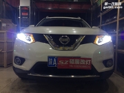 【西安車燈改裝】日產(chǎn)奇駿車燈改裝效果圖和配置