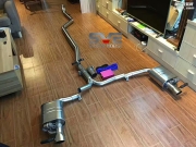 奔馳C級(jí)C200L升級(jí)改裝中尾段雙邊單出可變閥門排氣系統(tǒng)改...