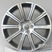 [輪轂輪胎] 新品20寸8.5J 5*120路虎 攬勝專用改裝鋁合金輪轂槍灰車面胎鈴TCX