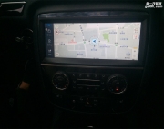奔驰R320 R350改装10.25寸安卓大屏导航+360全景行车记录仪