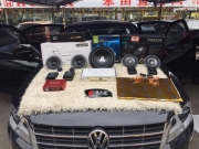大眾朗逸汽車音響改裝丹麥丹拿 Esotan232—貴州正鑫天煌
