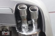奥迪A4L改装排气管升级中尾段阀门跑车音排气双出四出改装