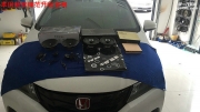 本田鋒范升級(jí)勁浪音響常州愛車小屋汽車音響...