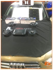 全面出擊 奧迪A4汽車音響改裝法國FOCA R165S2—溫州非同凡響