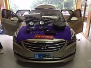 現(xiàn)代名圖汽車音響改裝德國彩虹音響套裝 深圳享聲