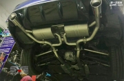 英菲尼迪Q50 3.7排量改装排气管中尾段双出四出可调音阀门...