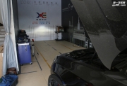 广州宝马X3车灯升级改装Q5双光透镜氙气灯