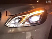 美車達奔馳E260L老款改LED智能大燈哈曼卡頓，遼寧站